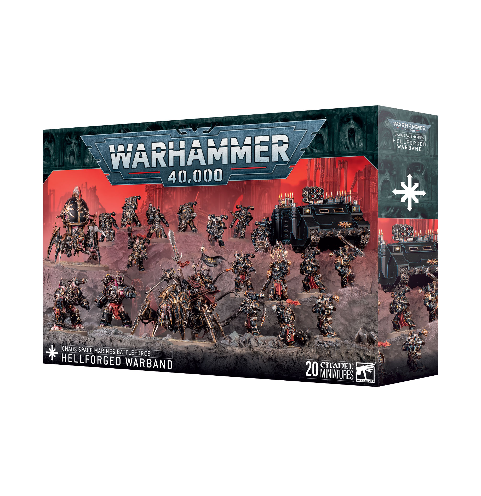 Warhammer 40,000: Chaos Space Marines Battleforce: Hellforged Warband