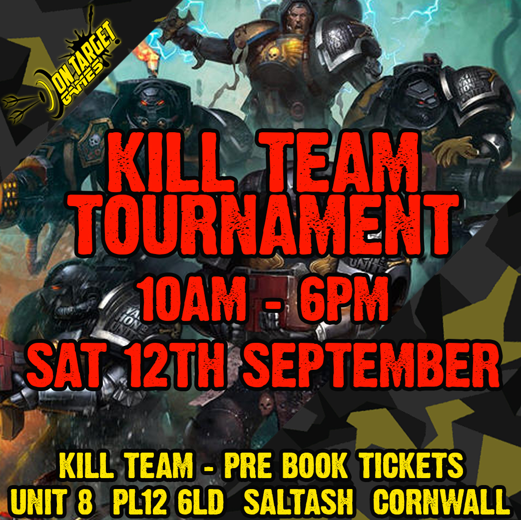 Warhammer Kill Team tournament day 12th September 2026