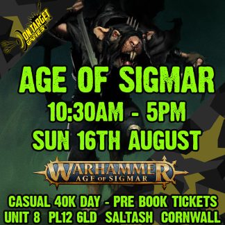 Warhammer Age of Sigmar Day 16th August 2026